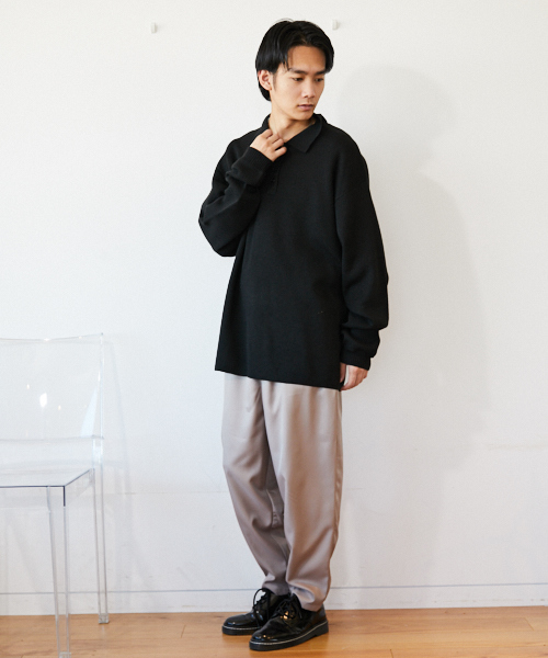 kutir(クティール)の「2タックワイドテーパード(その他パンツ・メンズ・ブラック/チャコールグレー/ライトベージュ・MEDIUM/LARGE/SMALL)」の17枚目の写真