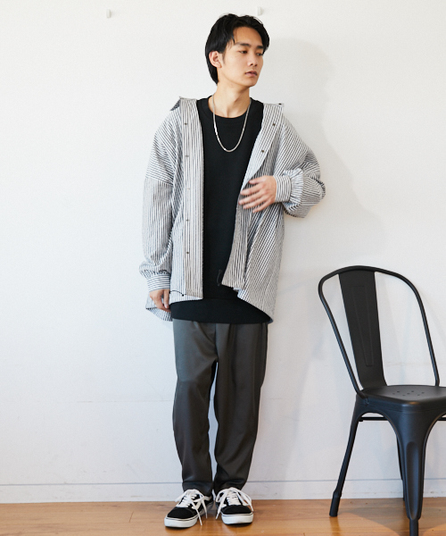 kutir(クティール)の「2タックワイドテーパード(その他パンツ・メンズ・ブラック/チャコールグレー/ライトベージュ・MEDIUM/LARGE/SMALL)」の20枚目の写真