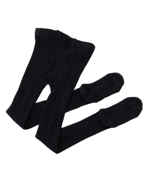 こども ビームス（コドモビームス）の「■CONDOR  / リブタイツ (104～116㎝)（タイツ/ストッキング・キッズ・オフホワイト/ブラック系その他/チャコールグレー/ブラック/ライトブラウン/ダークブラウン/レッド系その他/その他1/オリーブ/インディゴブルー/ネイビー/バイオレット/マスタード・4(104cm)/6(116cm)/8(128cm)/10(140cm)）」の3枚目の写真