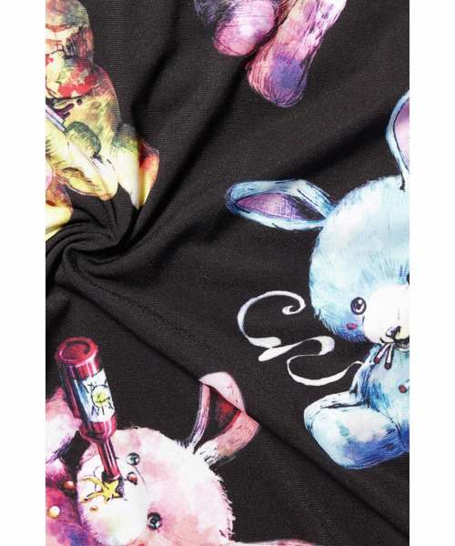 ankoROCK(アンコロック)の「ダーティーラビッツラインセーラーTシャツ -メガビッグ-(Tシャツ/カットソー・レディース・A・ONE SIZE)」の12枚目の写真