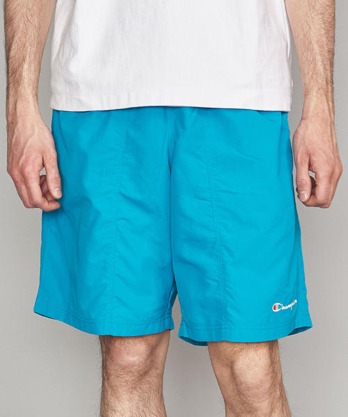 Champion(チャンピオン)の「【別注】 <CHAMPION(チャンピオン)> NYLON SHORTS/ショーツ(その他パンツ・メンズ・ライム/ブラック/ネイビー・L/S/M)」の2枚目の写真