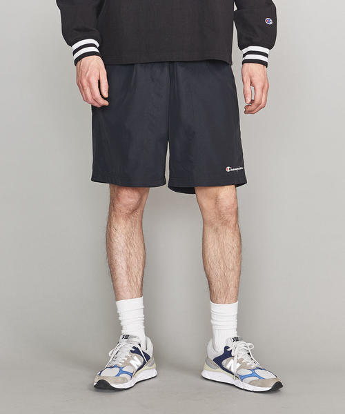 Champion(チャンピオン)の「【別注】 <CHAMPION(チャンピオン)> NYLON SHORTS/ショーツ(その他パンツ・メンズ・ライム/ブラック/ネイビー・L/S/M)」の1枚目の写真