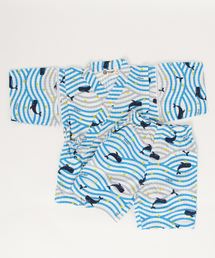 KP DECO | くじら柄甚平(浴衣)