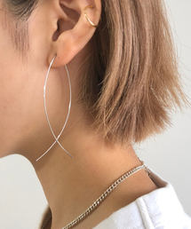 c.u.l | 【c.u.l】 ラインピアス ワイヤーピアス(ピアス（両耳用）)