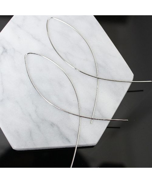 c.u.l（シーユーエル）の「【c.u.l】 ラインピアス ワイヤーピアス（ピアス（両耳用）・レディース・シルバー/ゴールド・FREE）」の8枚目の写真