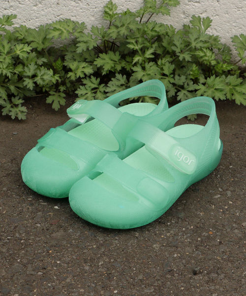 SHIPS(シップス)の「igor:BONDI SANDAL(16.5cm)(サンダル・キッズ・ネイビー/ピンク/イエロー/ライトグリーン・16)」の2枚目の写真
