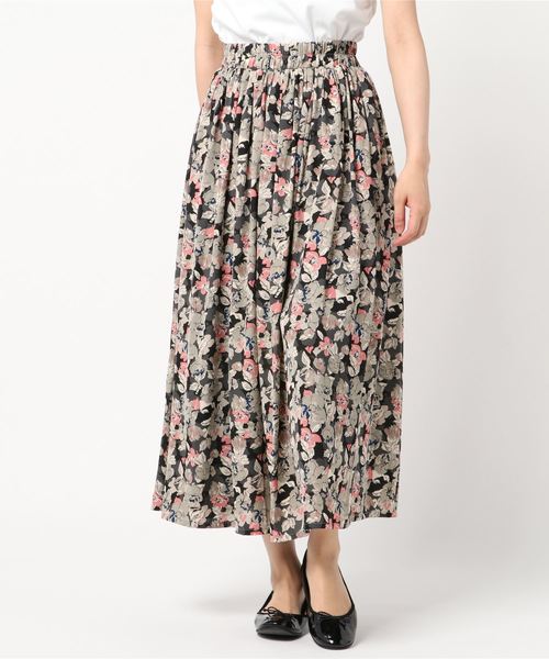 rps（アールピーエス）の「プリントロングスカート（スカート・レディース・グレー/ベージュ/ブラウン/ブルー/ブルー系その他2/ネイビー/オレンジ・M）」の13枚目の写真