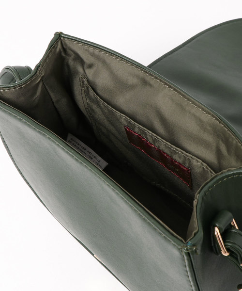 natural couture（ナチュラルクチュール）の「ビット付きミニショルダーバッグ（ショルダーバッグ・レディース・ブラック/グリーン/キャメル・FREE）」の4枚目の写真