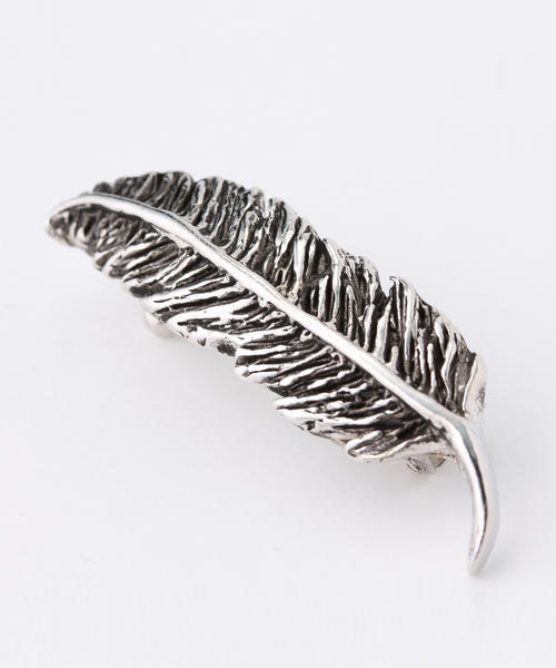 PLUIE(プリュイ)の「 PLUIE / プチ フェザー ヘアバレッタ(バレッタ/ヘアクリップ・レディース・その他1/その他2/シルバー/ゴールド・ONE SIZE)」の7枚目の写真