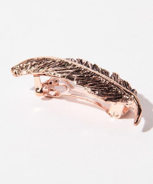 PLUIE(プリュイ)の「 PLUIE / プチ フェザー ヘアバレッタ(バレッタ/ヘアクリップ・レディース・その他1/その他2/シルバー/ゴールド・ONE SIZE)」の14枚目の写真