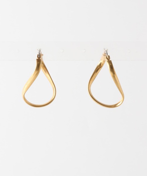 SMELLY（スメリー）の「ネジリフープピアス（ピアス（両耳用）・レディース・ゴールド・-）」の15枚目の写真