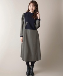 miniyu | La SRIC/ファスナーポケットドッキングワンピース(ワンピース)