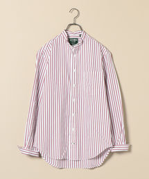 GITMAN VINTAGE | 【Begin6月号掲載】GITMAN VINTAGE: 別注 ストライプ バンドカラー シャツ(シャツ/ブラウス)