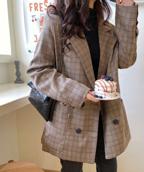 Obrien ライフジャケット レディース ベージュチェック Obrien ライフ