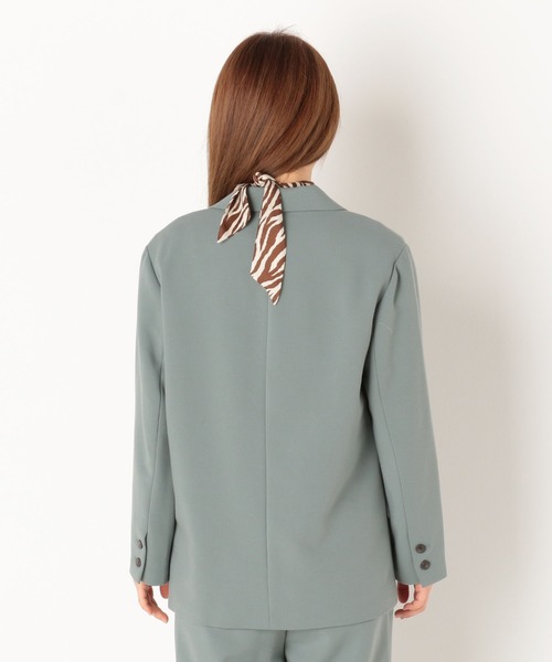 archives（アルシーヴ）の「【SETUPにも】テーラードジャケット（テーラードジャケット・レディース・グリーン/モカ/アイボリー・MEDIUM）」の13枚目の写真
