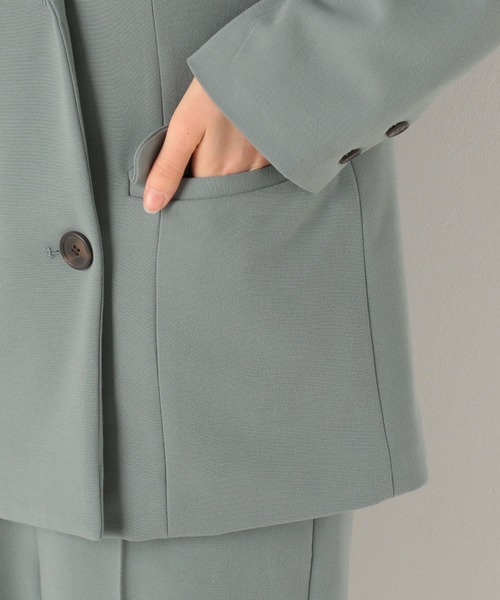 archives（アルシーヴ）の「【SETUPにも】テーラードジャケット（テーラードジャケット・レディース・グリーン/モカ/アイボリー・MEDIUM）」の10枚目の写真