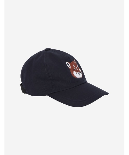 Maison Kitsune（メゾンキツネ）の「CAP 6P LARGE FOX HEAD EMBROIDERY（キャップ・メンズ・ネイビー/ホワイト・U）」の2枚目の写真