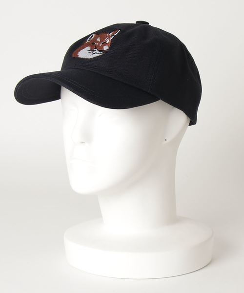 Maison Kitsune（メゾンキツネ）の「CAP 6P LARGE FOX HEAD EMBROIDERY（キャップ・メンズ・ネイビー/ホワイト・U）」の6枚目の写真