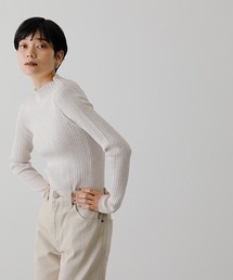 AZUL by moussy | SNOWY HIGH NECK KNIT TOPS/スノーウィーハイネックニットトップス(ニット/セーター)