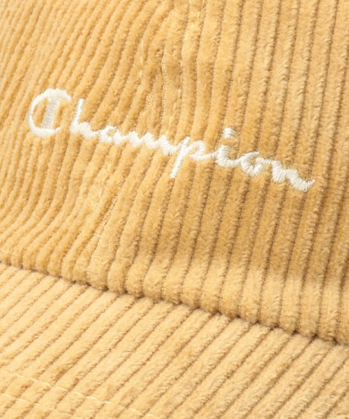 Champion（チャンピオン）の「【リンクコーデ】【Champion】コーデュロイロゴ刺繍キャップ（キャップ・レディース・ブラック/パープル/イエロー系その他・FREE）」の6枚目の写真