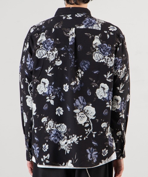 WEGO（ウィゴー）の「WEGO/ダークフラワーシャツ（シャツ/ブラウス・メンズ・その他1/その他2・MEDIUM/LARGE）」の12枚目の写真