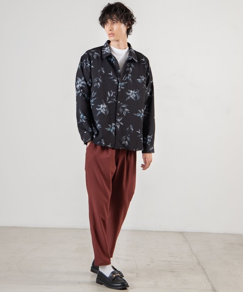 WEGO（ウィゴー）の「WEGO/ダークフラワーシャツ（シャツ/ブラウス・メンズ・その他1/その他2・MEDIUM/LARGE）」の7枚目の写真