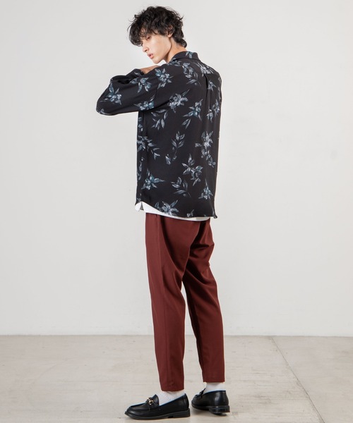 WEGO（ウィゴー）の「WEGO/ダークフラワーシャツ（シャツ/ブラウス・メンズ・その他1/その他2・MEDIUM/LARGE）」の8枚目の写真