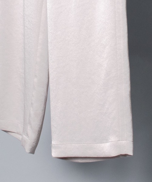 Fantastic Days(ファンタスティックデイズ)の「【 FANTASTICDAYS / ファンタスティックデイズ 】 ヴィンテージポリエステルサテンパンツ(その他パンツ・レディース・ブラック/グレー・40/36/38)」の9枚目の写真