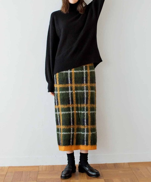 Live in comfort（リブインコンフォート）の「リブ　イン　コンフォート　一度着たら手放せない肌ざわり！ヤク混のウォッシャブルニット（ニット/セーター・レディース・ミント/オフホワイト/ブラック・X-LARGE/XXX-LARGE/LARGE/MEDIUM/SMALL/XX-LARGE）」の8枚目の写真