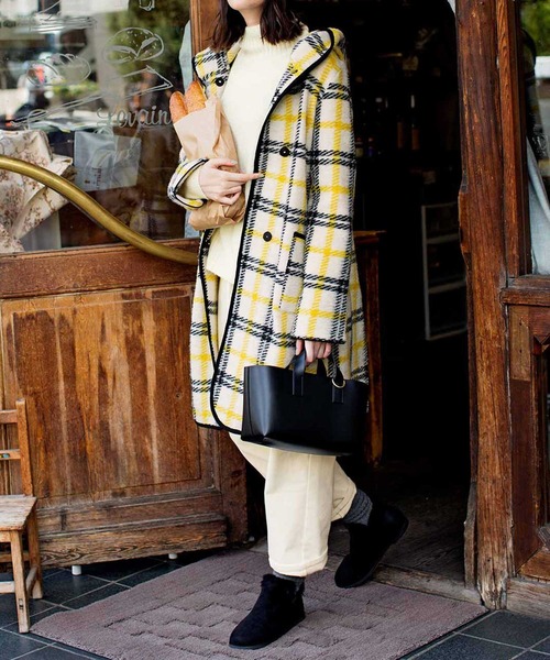 Live in comfort（リブインコンフォート）の「リブ　イン　コンフォート　一度着たら手放せない肌ざわり！ヤク混のウォッシャブルニット（ニット/セーター・レディース・ミント/オフホワイト/ブラック・X-LARGE/XXX-LARGE/LARGE/MEDIUM/SMALL/XX-LARGE）」の12枚目の写真