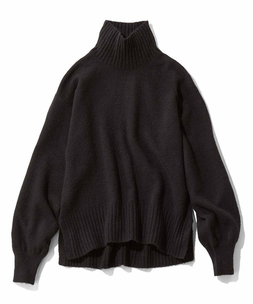 Live in comfort（リブインコンフォート）の「リブ　イン　コンフォート　一度着たら手放せない肌ざわり！ヤク混のウォッシャブルニット（ニット/セーター・レディース・ミント/オフホワイト/ブラック・X-LARGE/XXX-LARGE/LARGE/MEDIUM/SMALL/XX-LARGE）」の14枚目の写真