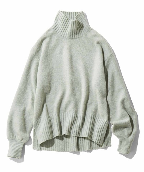 Live in comfort（リブインコンフォート）の「リブ　イン　コンフォート　一度着たら手放せない肌ざわり！ヤク混のウォッシャブルニット（ニット/セーター・レディース・ミント/オフホワイト/ブラック・X-LARGE/XXX-LARGE/LARGE/MEDIUM/SMALL/XX-LARGE）」の15枚目の写真