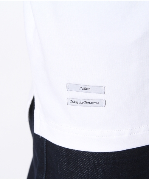 PUBLISH(パブリッシュ)の「メンズ パブリッシュ Tシャツ PUBLISH Santi(Tシャツ/カットソー・メンズ・ホワイト/ブラック・MEDIUM/SMALL/LARGE)」の11枚目の写真