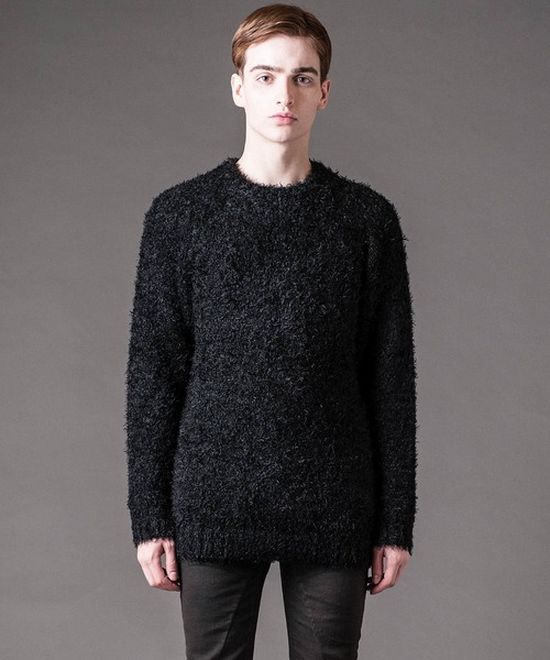 BUFFALOBOBS 黒 長袖ニット 2サイズ セール】BUFFALO BOBS｜バッファローボブズのニット/セーター