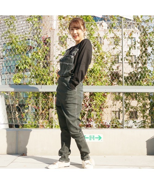 【セール】ストレッチ デニム オーバーオール レディース（サロペット/オーバーオール）｜BEATJIVE（ビートジャイブ）