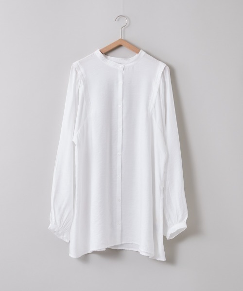 cepo（セポ）の「パフスリーブボリュームドレスシャツ　※２ＷＡＹ（シャツ/ブラウス・レディース・オフホワイト/サックスブルー/ベージュ・M）」の15枚目の写真