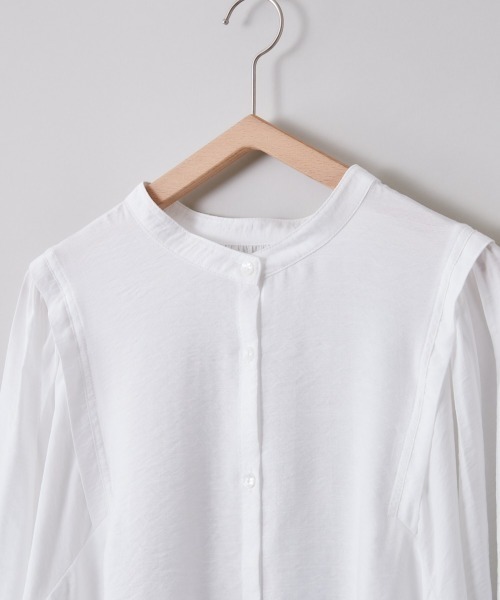 cepo（セポ）の「パフスリーブボリュームドレスシャツ　※２ＷＡＹ（シャツ/ブラウス・レディース・オフホワイト/サックスブルー/ベージュ・M）」の16枚目の写真