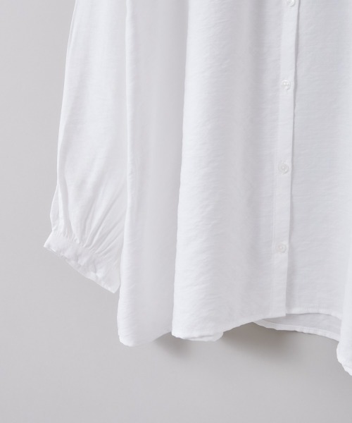 cepo（セポ）の「パフスリーブボリュームドレスシャツ　※２ＷＡＹ（シャツ/ブラウス・レディース・オフホワイト/サックスブルー/ベージュ・M）」の19枚目の写真