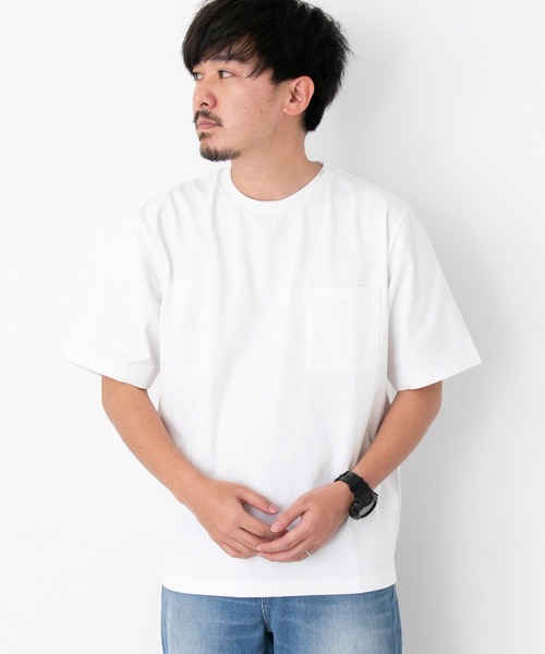 URBAN RESEARCH Sonny Label（アーバンリサーチサニーレーベル）の「MVSヘビーコットンTシャツ（Tシャツ/カットソー・メンズ・ホワイト/カーキ・マルチサイズ）」の3枚目の写真