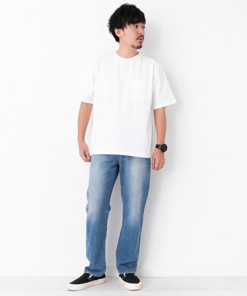 URBAN RESEARCH Sonny Label（アーバンリサーチサニーレーベル）の「MVSヘビーコットンTシャツ（Tシャツ/カットソー・メンズ・ホワイト/カーキ・マルチサイズ）」の15枚目の写真