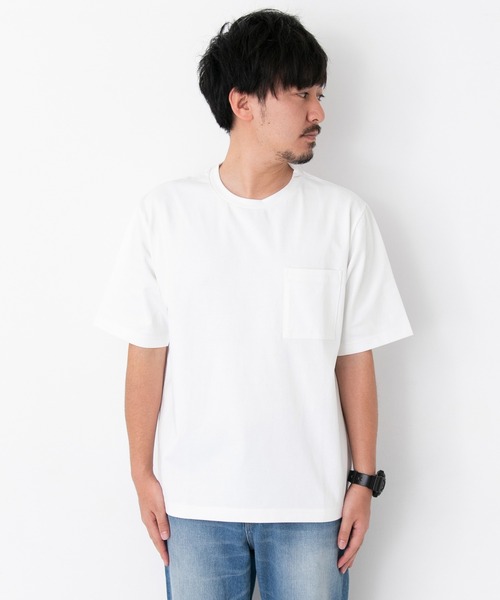 URBAN RESEARCH Sonny Label（アーバンリサーチサニーレーベル）の「MVSヘビーコットンTシャツ（Tシャツ/カットソー・メンズ・ホワイト/カーキ・マルチサイズ）」の8枚目の写真