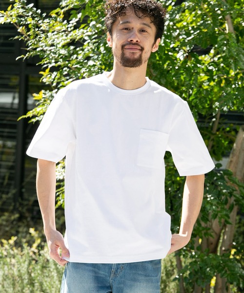 URBAN RESEARCH Sonny Label（アーバンリサーチサニーレーベル）の「MVSヘビーコットンTシャツ（Tシャツ/カットソー・メンズ・ホワイト/カーキ・マルチサイズ）」の6枚目の写真