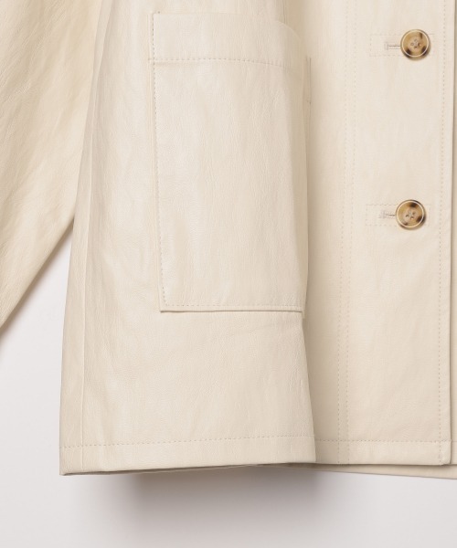 PAGEBOY ブラウンレザー ジャケット 【美品】 楽天市場】【SALE／55%OFF】エコレザーステッチBZ PAGEBOY