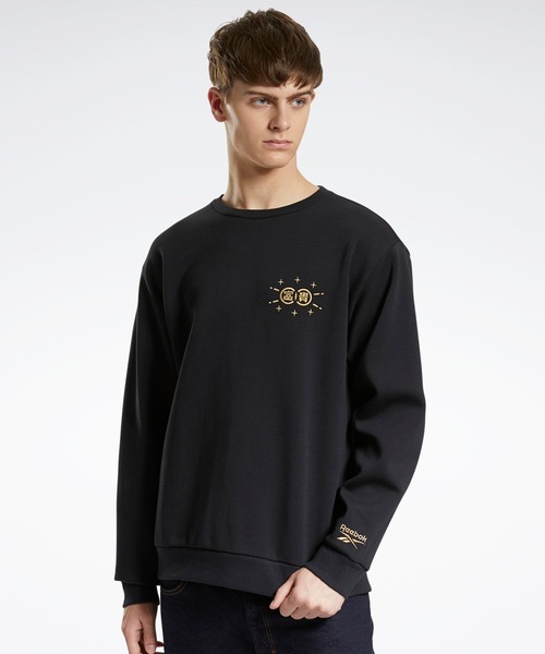 Reebok(リーボック)の「クラシックス CNY ベクター クルー スウェットシャツ / Classics CNY Vector Crew Sweatshirt(スウェット・メンズ・ホワイト/ブラック・SMALL/MEDIUM/LARGE/X-LARGE/XX-LARGE)」の6枚目の写真