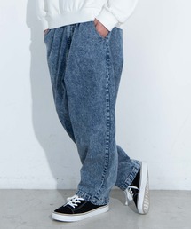 WEGO | WEGO/【セットアップ対応商品】ケミカルデニムバルーンパンツ(デニムパンツ)