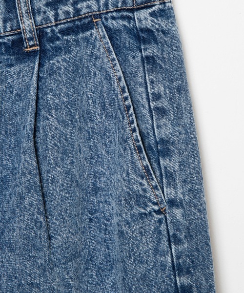 WEGO（ウィゴー）の「WEGO/【セットアップ対応商品】ケミカルデニムバルーンパンツ（デニムパンツ・メンズ・ライトインディゴブルー/インディゴブルー・MEDIUM/LARGE）」の9枚目の写真