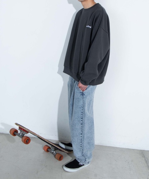 WEGO（ウィゴー）の「WEGO/【セットアップ対応商品】ケミカルデニムバルーンパンツ（デニムパンツ・メンズ・ライトインディゴブルー/インディゴブルー・MEDIUM/LARGE）」の18枚目の写真