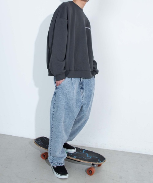 WEGO（ウィゴー）の「WEGO/【セットアップ対応商品】ケミカルデニムバルーンパンツ（デニムパンツ・メンズ・ライトインディゴブルー/インディゴブルー・MEDIUM/LARGE）」の19枚目の写真