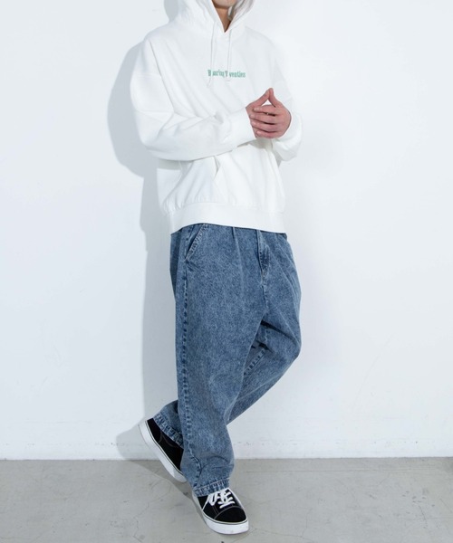 WEGO（ウィゴー）の「WEGO/【セットアップ対応商品】ケミカルデニムバルーンパンツ（デニムパンツ・メンズ・ライトインディゴブルー/インディゴブルー・MEDIUM/LARGE）」の16枚目の写真