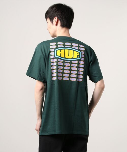 HUF（ハフ）の「WORKMANS S/S TEE　HUF ハフ Tシャツ（Tシャツ/カットソー・メンズ・ホワイト/ダークグリーン・X-LARGE/MEDIUM/SMALL/LARGE）」の5枚目の写真